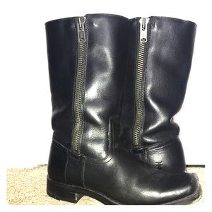 Moving Sale! Frye Zip Moto Boots